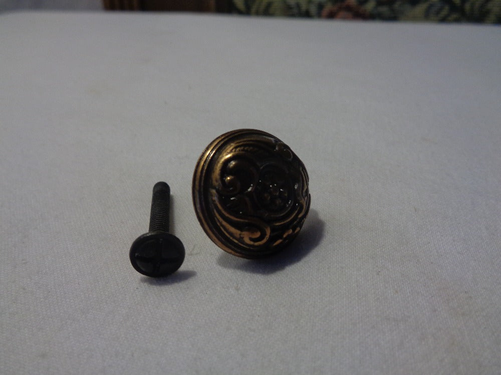 Pomello cassetto ottone