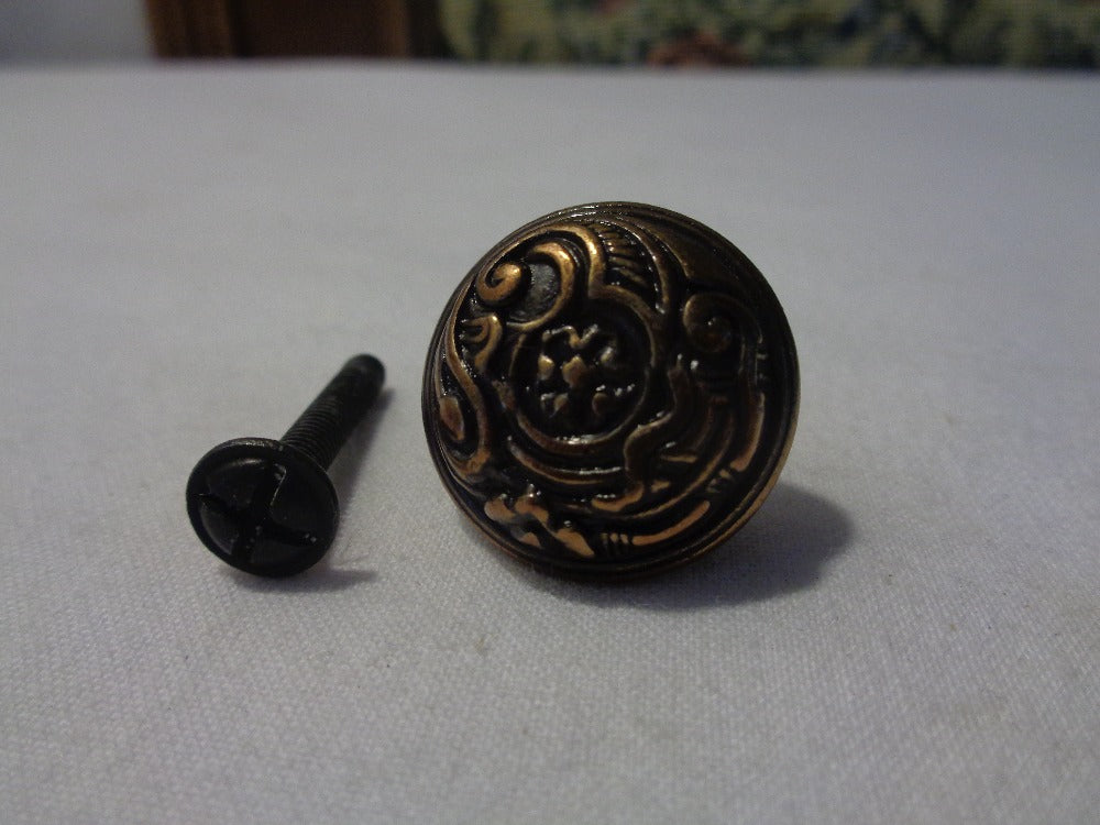 Pomello cassetto ottone