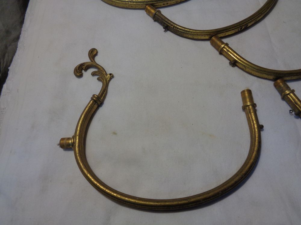Braccetti lampadario anni 80