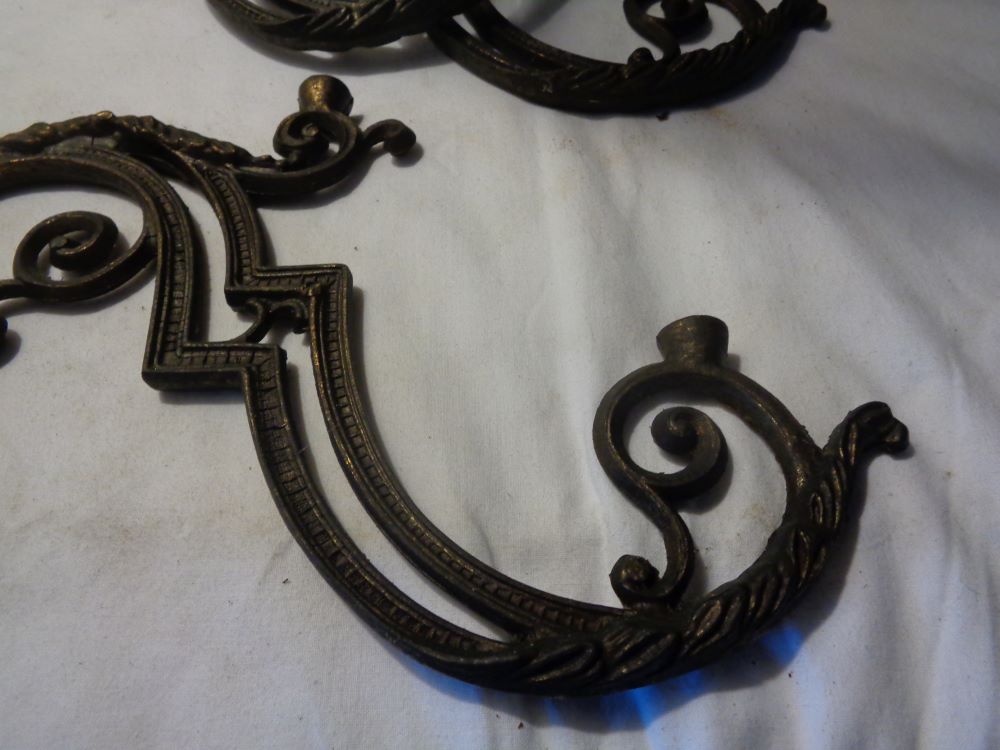 Braccetti lampadario anni 40