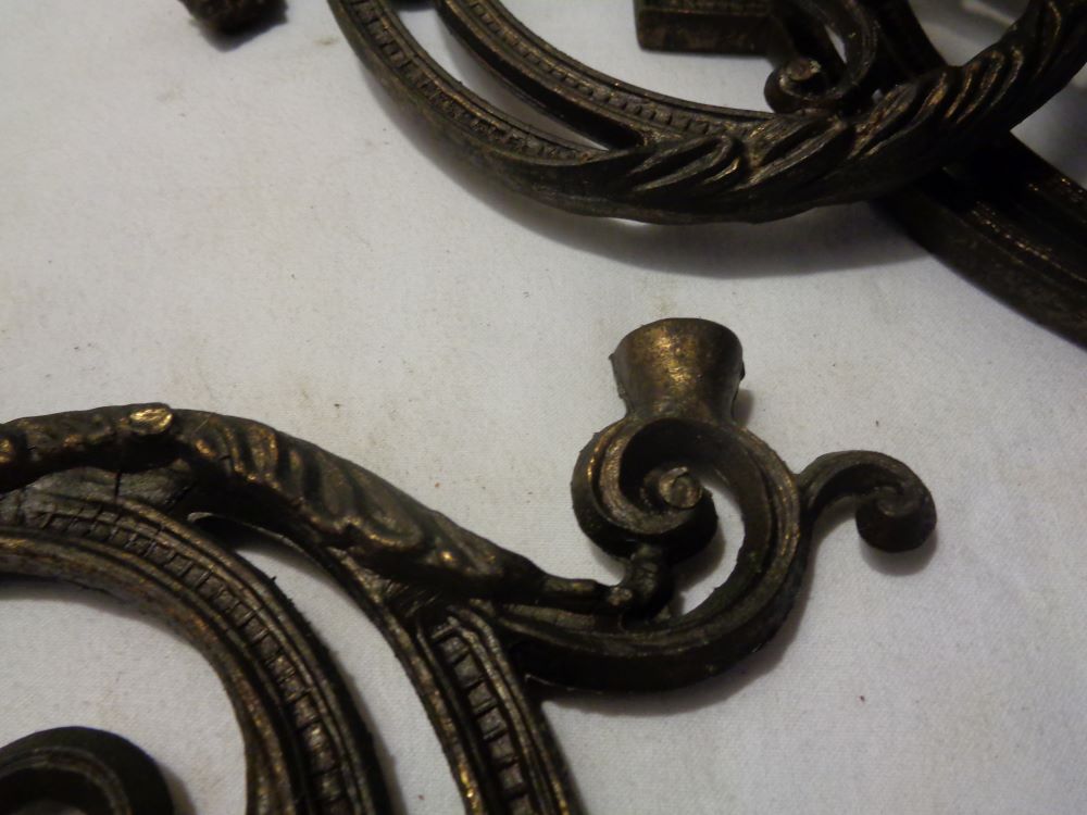 Braccetti lampadario anni 40
