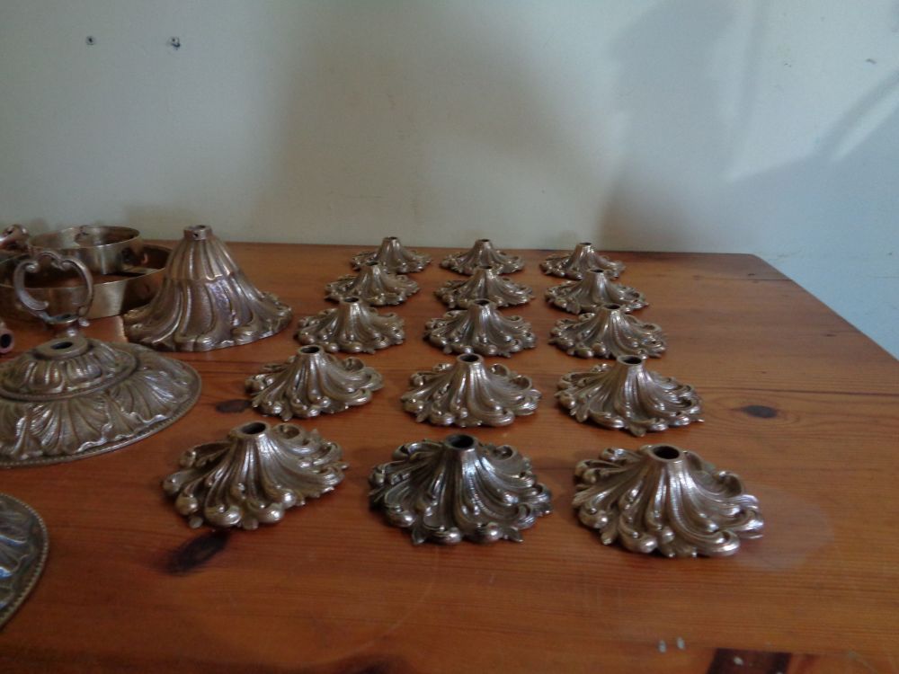 Lampadario a sospensione in ottone