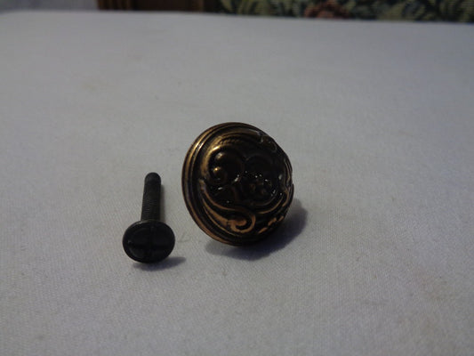 Pomello cassetto ottone