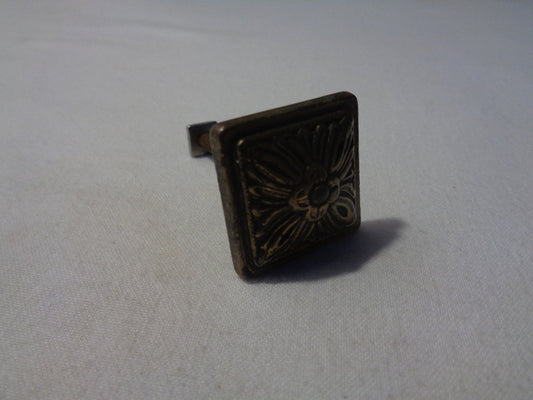 Pomello cassetto ottone