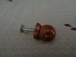 pomello legno e ottone